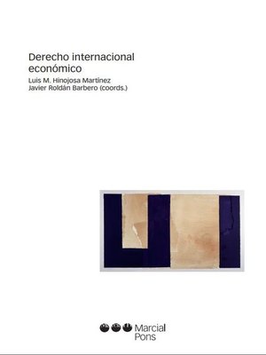 cover image of Derecho internacional económico